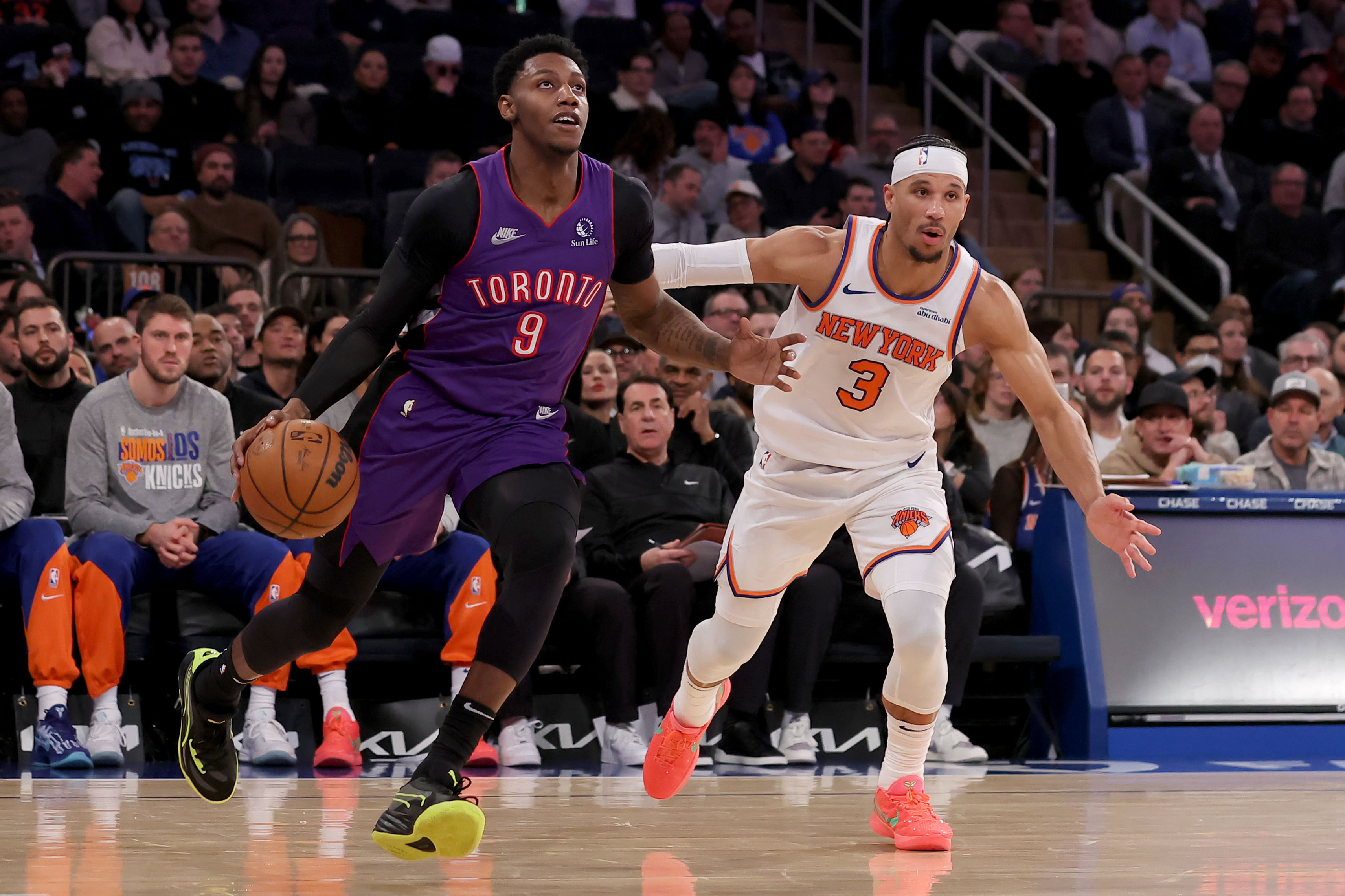 Toronto Raptors guard RJ Barrett (Photo Credit: Imagn)